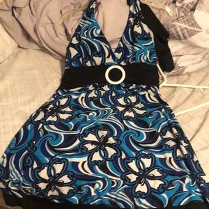 Halter top stretchy dress super comfy